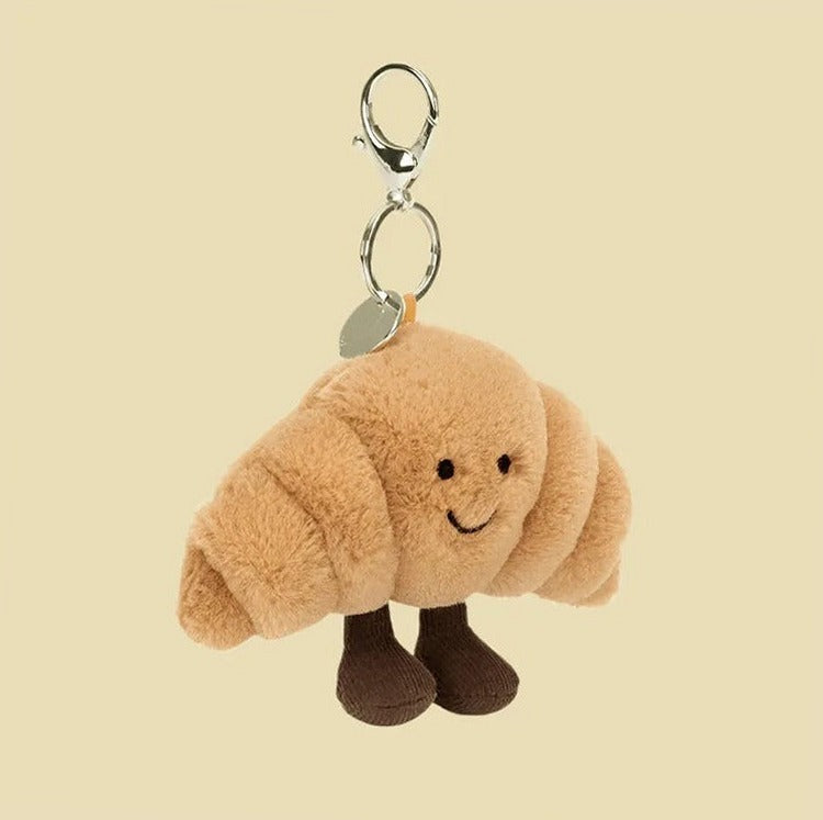 Amuseables Croissant Bag Charm — front view