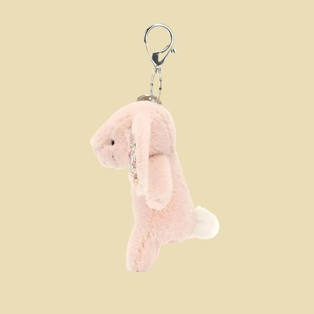 Blossom Blush Bunny Bag Charm — gallery view 2