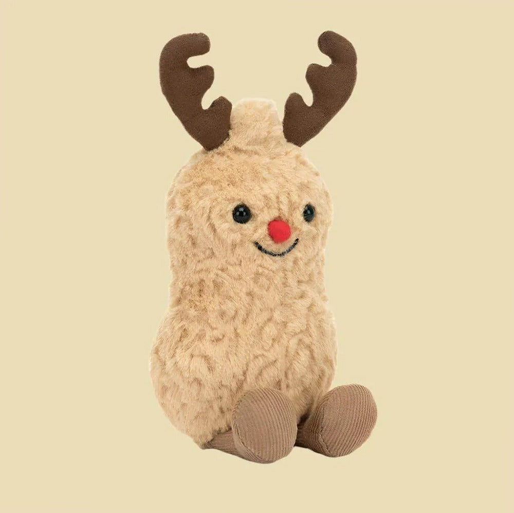 Amuseables Peanut Reindeer — front view