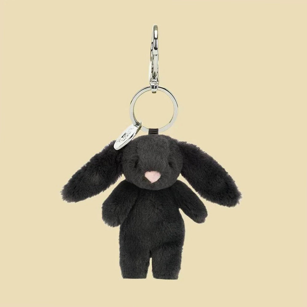 Bashful Inky Bunny Bag Charm — front view