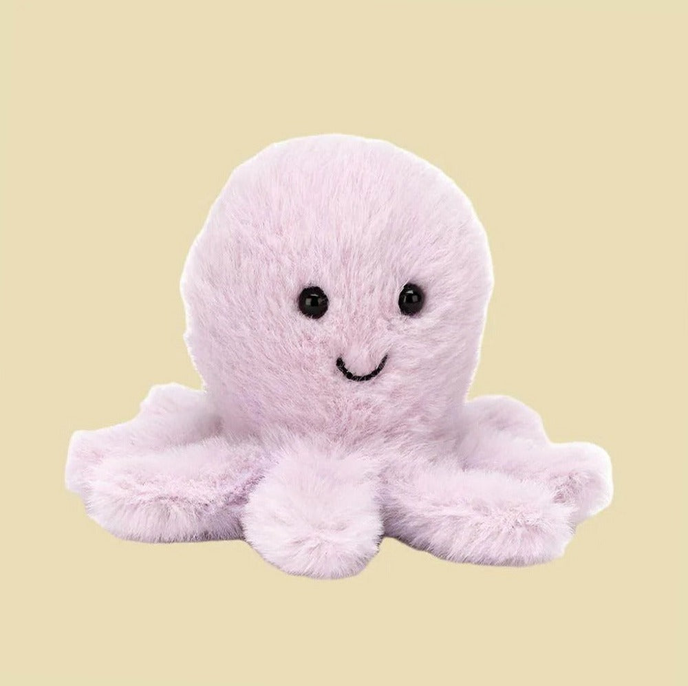 Fluffy Octopus Bag Charm — gallery view 1