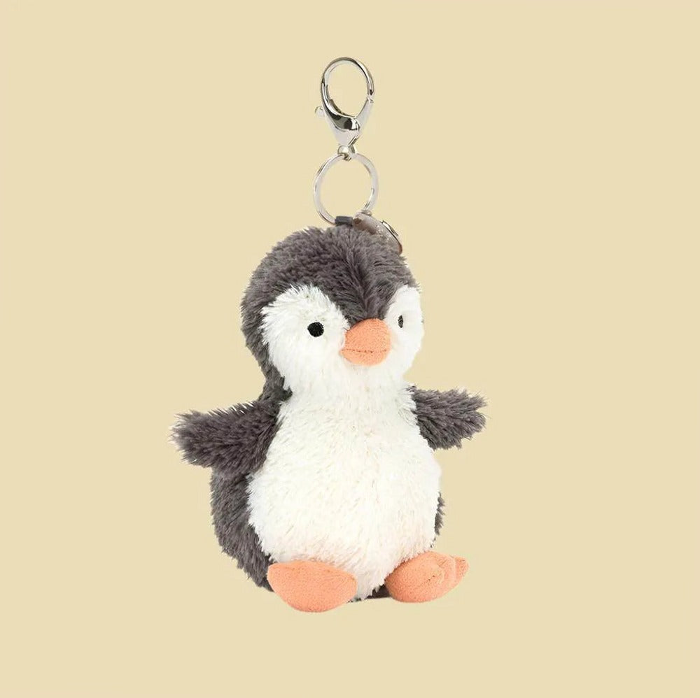 Peanut Penguin Bag Charm — front view