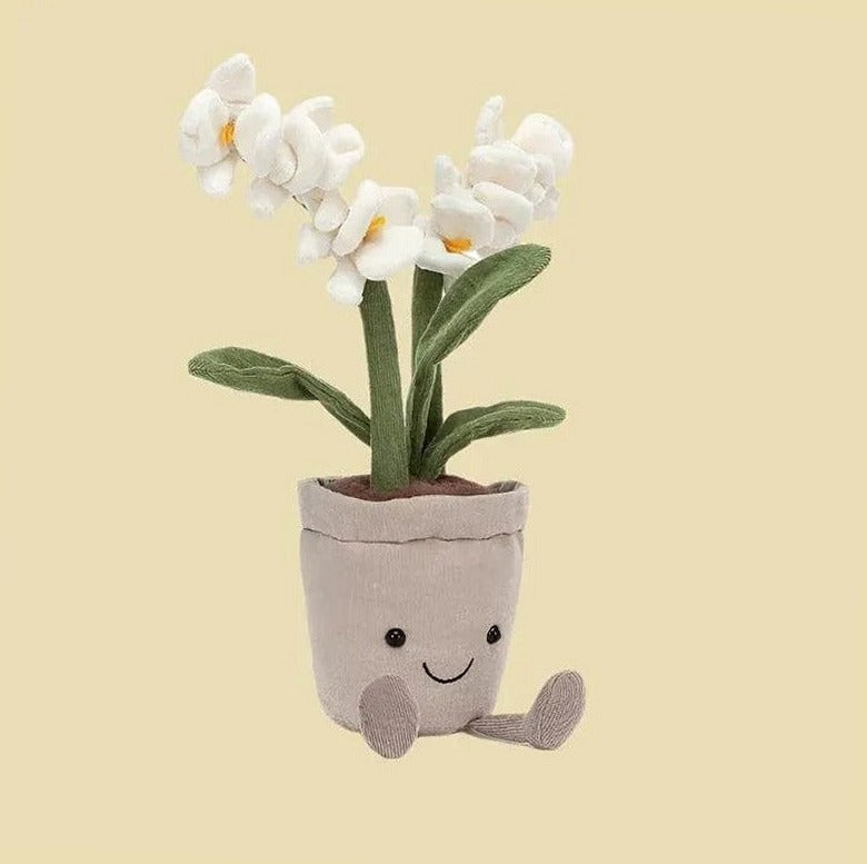 Amuseables Cream Orchid — front view