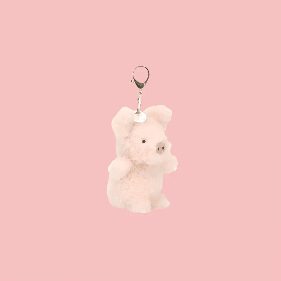 Little Pig Bag Charm — front view