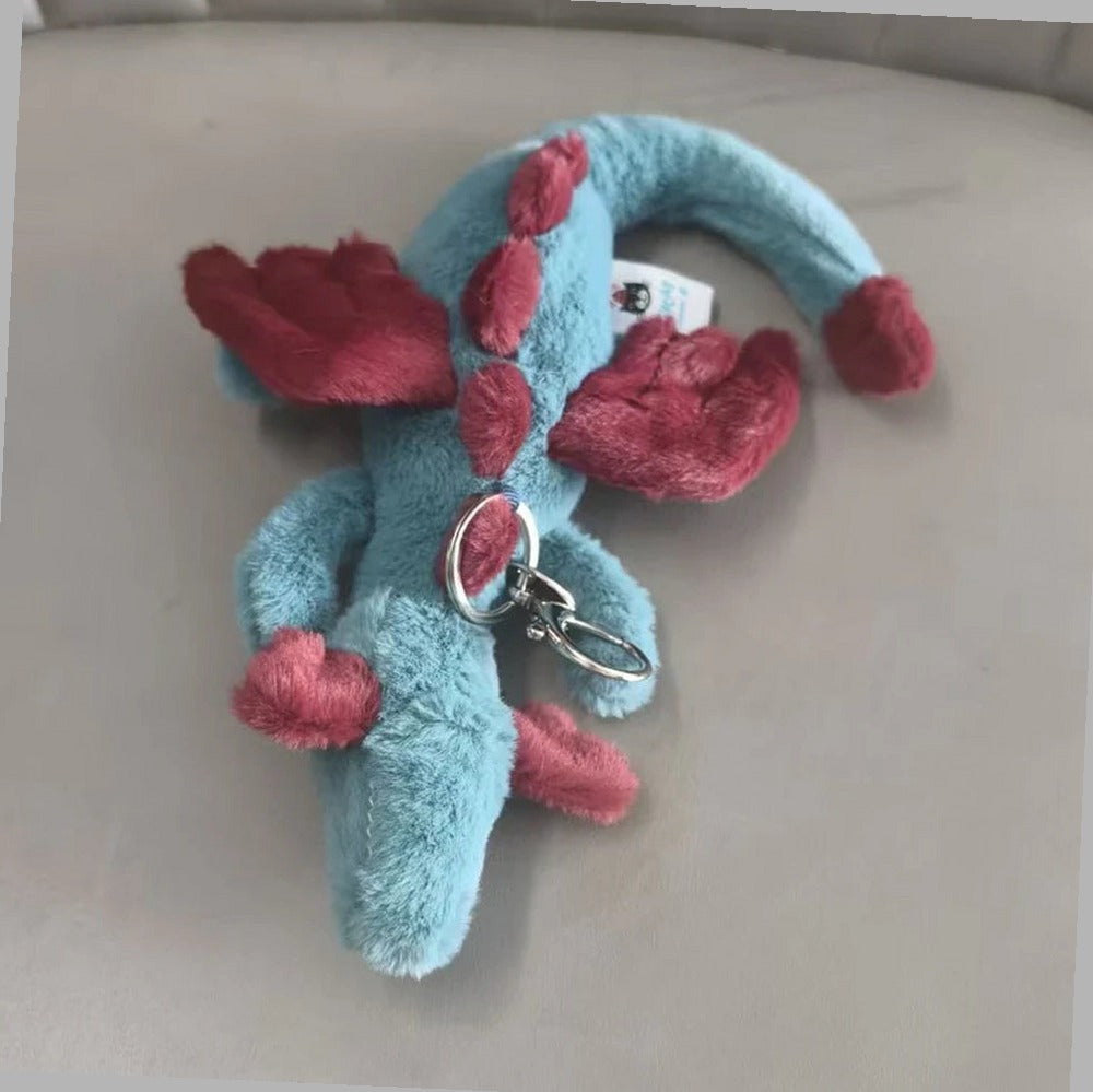 Dexter Dragon Bag Charm — front view