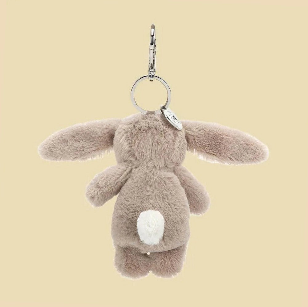Bashful Bunny Beige Bag Charm — gallery view 3