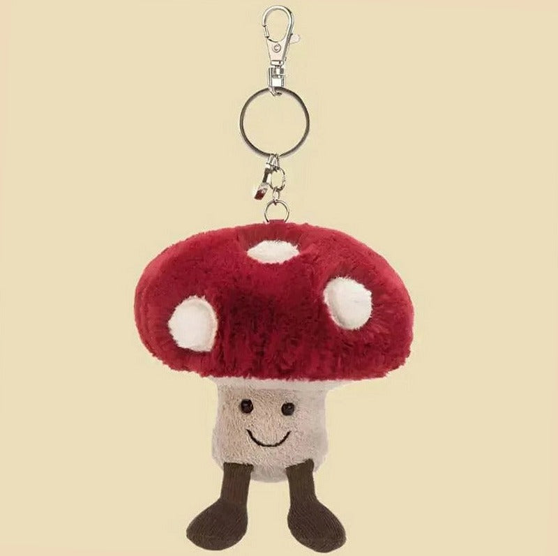 Amuseables Mushroom Bag Charm — front view