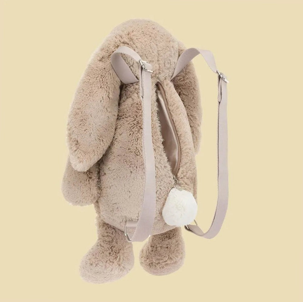 Bashful Beige Bunny Backpack — gallery view 3