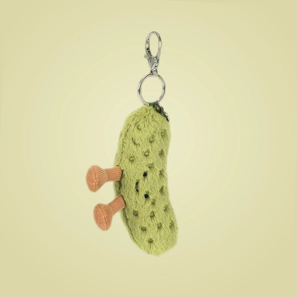 Amuseables Pickle Bag Charm — front view