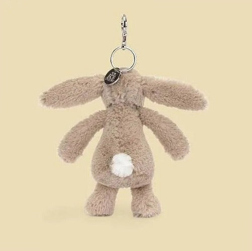 Blossom Beige Bunny 'Petal' Bag Charm — gallery view 3