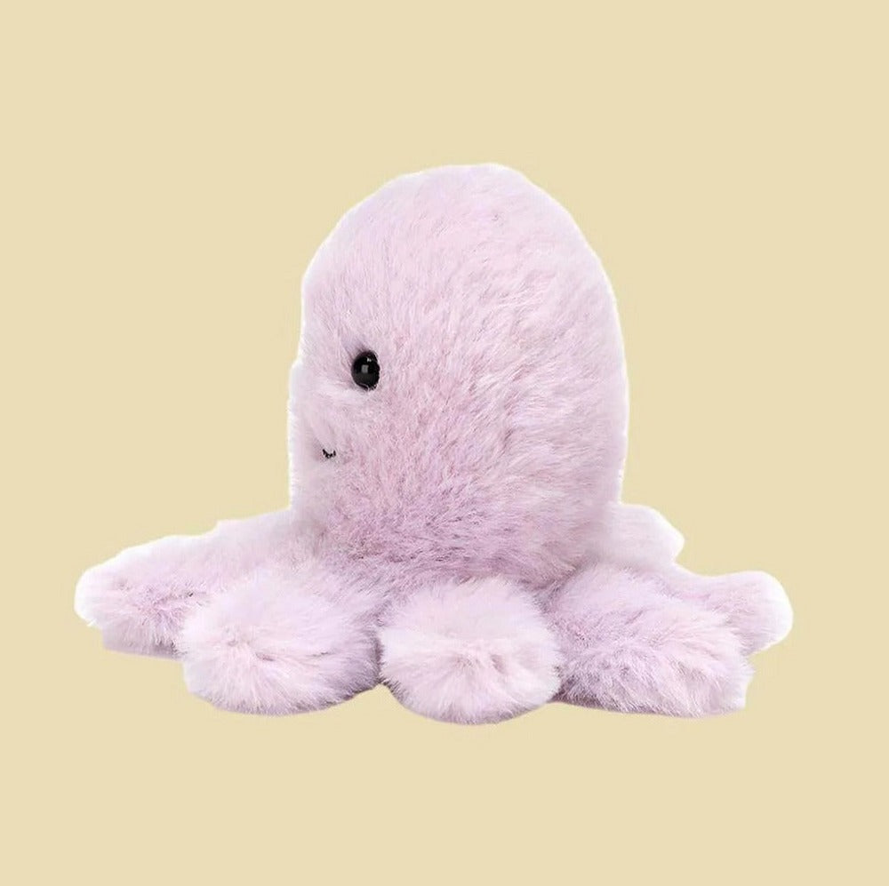 Fluffy Octopus Bag Charm — gallery view 2