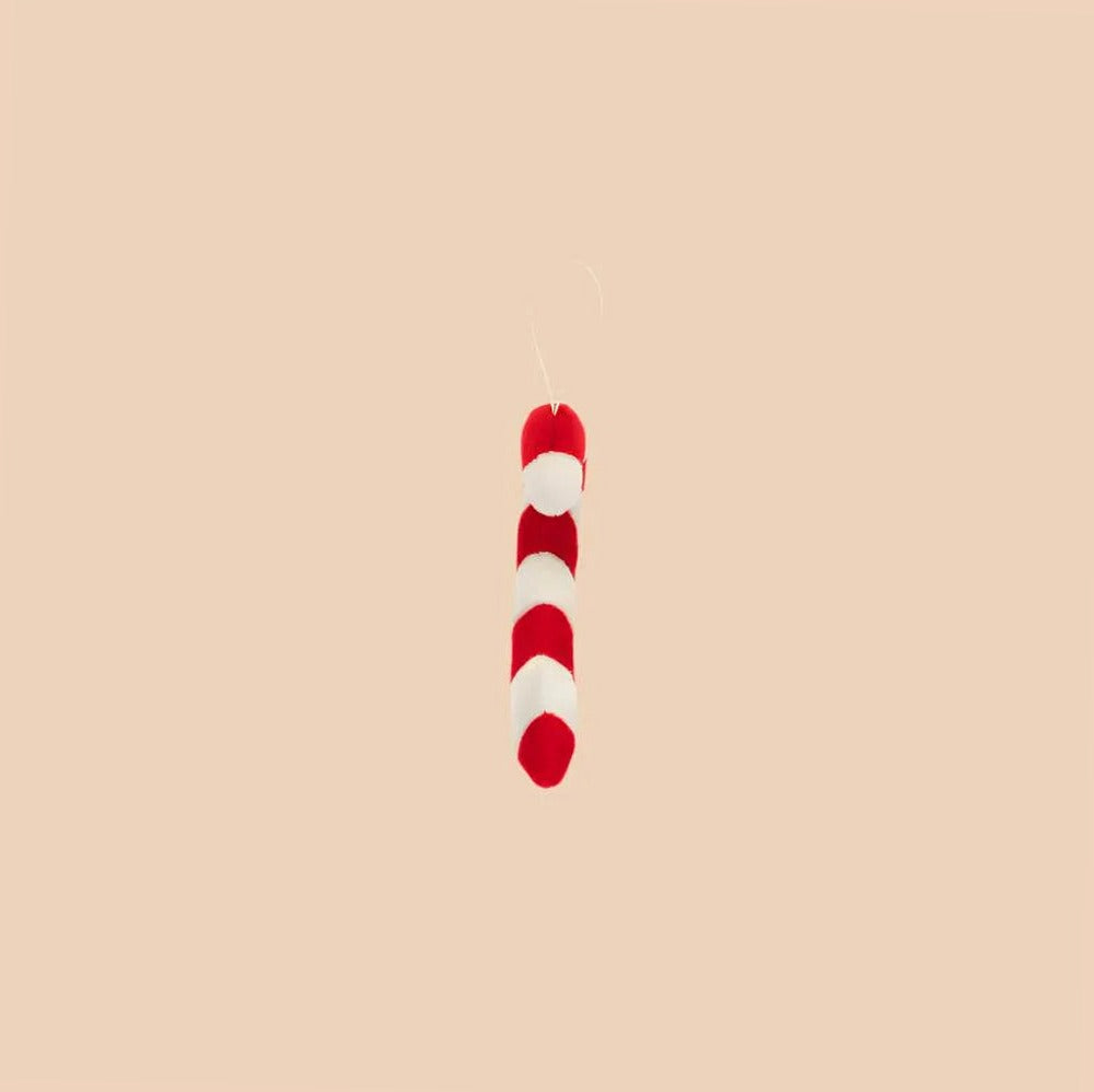 Festive Folly Candy Cane — front view