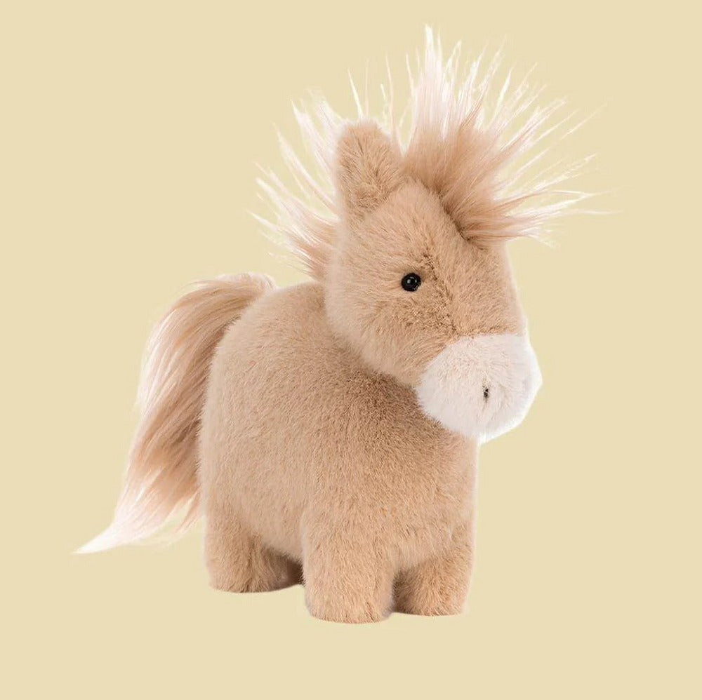 Clippy Clop Palomino Pony — front view