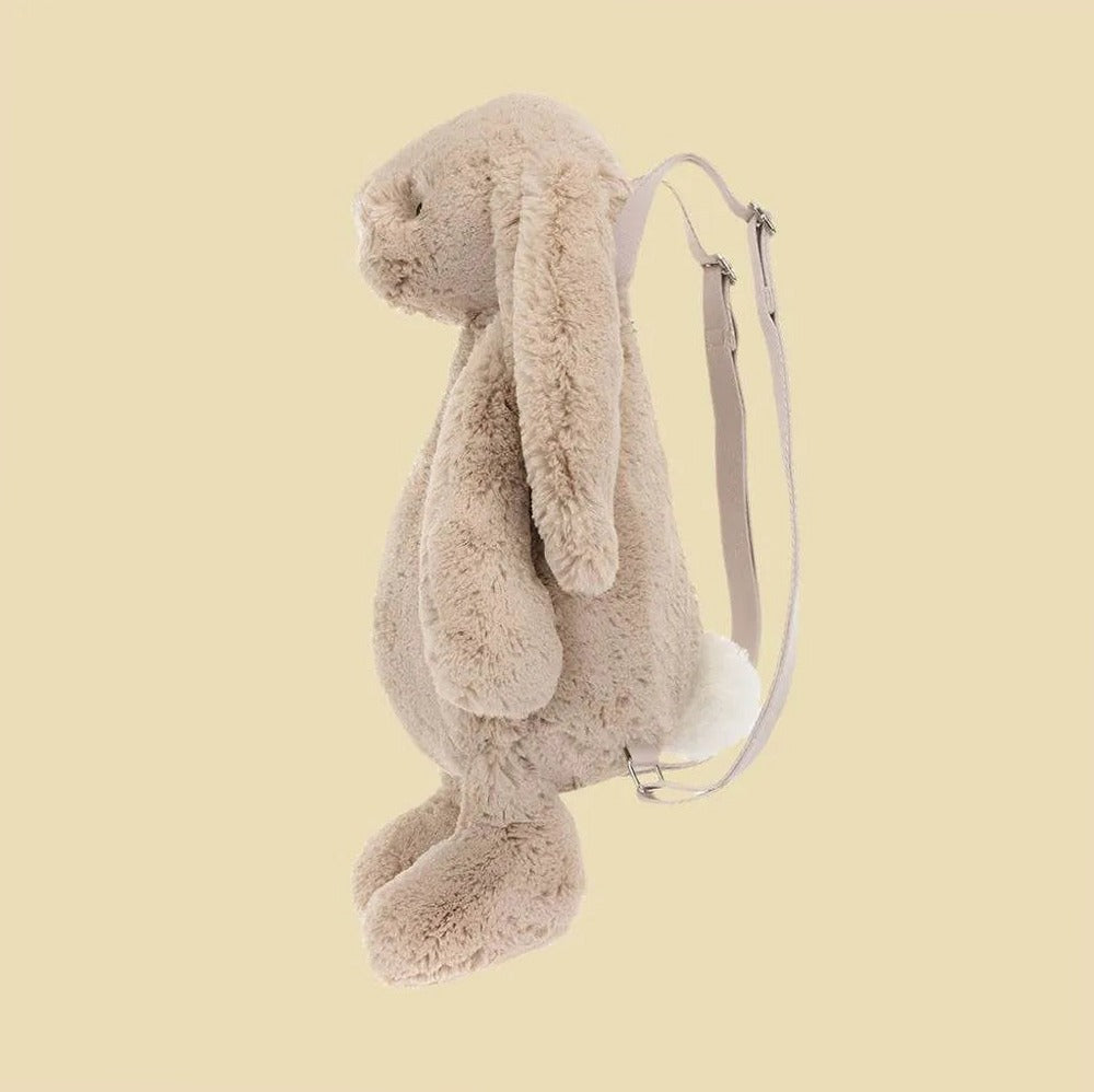 Bashful Beige Bunny Backpack — gallery view 2