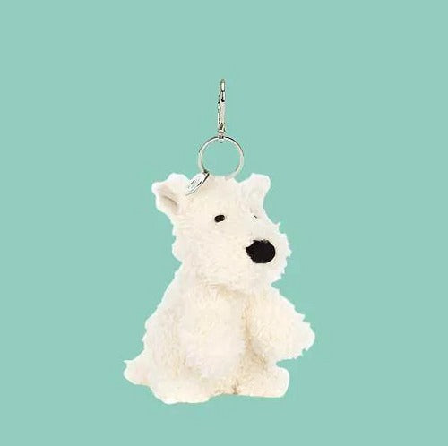 Munro Scottie Dog Bag Charm — front view